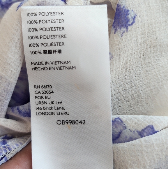 Free People Purple and White Floral Maxi Dress - Picture 13 of 16